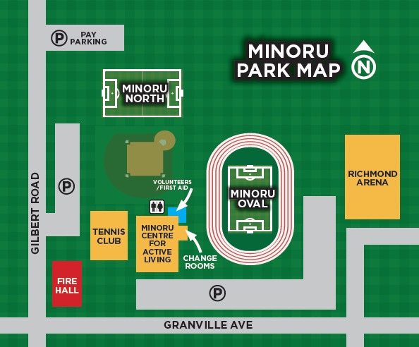 Minoru Park Map